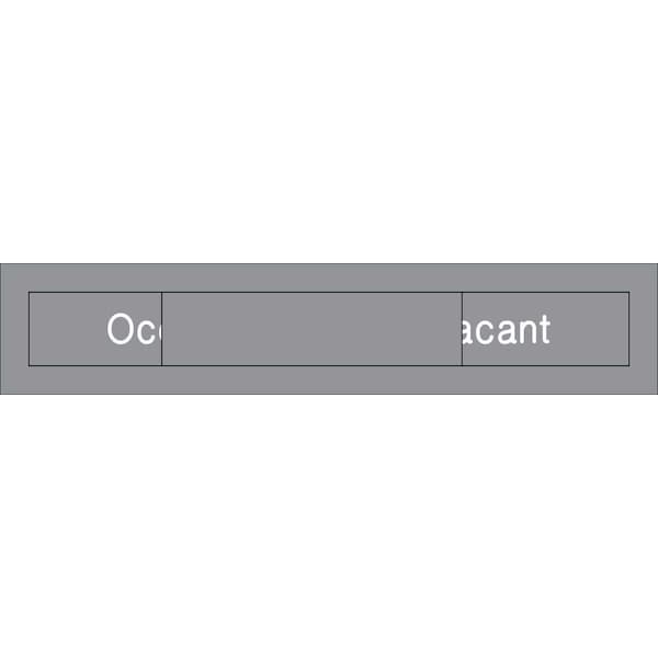 Nmc Vacant Engraved Office Occupancy Sign, EN302GY EN302GY - main