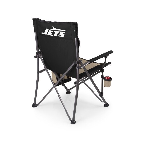 Picnic Time Family Of Brands NFL New York Jets - Big Bear XXL Camping Chair with Cooler 808-00-175-225-2 - main