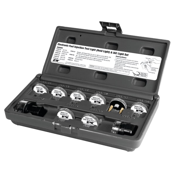 Performance Tool 10 pc. Noid & IAC Test Light Set, Fuel Injection Tester, GM TBI/PFI W89501 - main