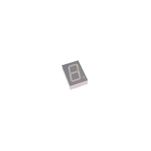 Sunled LED Display, Single Digit, Color: Green Lens: Wavelength: 565nm Min.Intensity: 14000 XDUG25A-1 - main