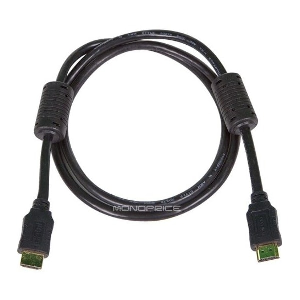 Monoprice HDMI Cable, High Speed, Black, 4ft., 28AWG 4956 - main