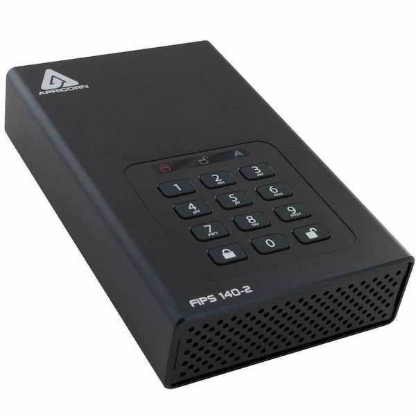 Apricorn FIPS validated, 24TB Aegis Padlock DT ADT-3PL256F-24TB - main