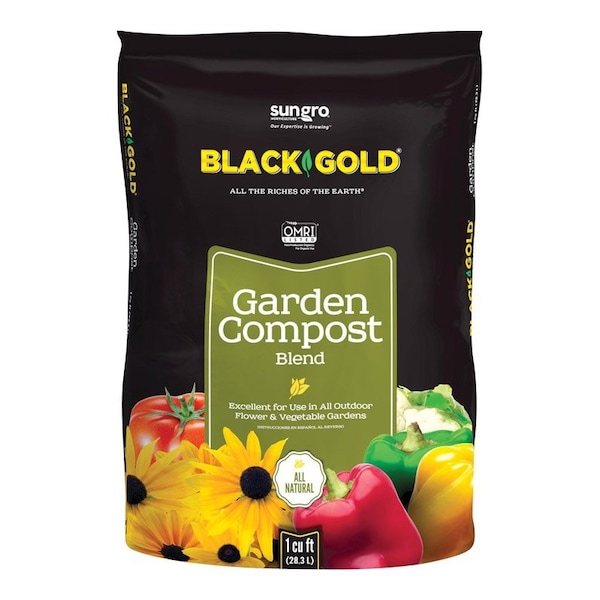 Black Gold Organic Blend Garden Compost 1 cu ft 1411602 1CF P - main
