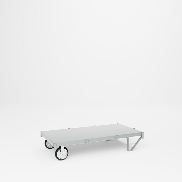 Pucel Semi-Live Platform Truck, 60 in W x 30 in D x 12 in H, Gray SLPT-3060 - main