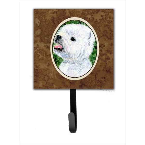 Carolines Treasures 4.25 x 6 in. Westie Leash Or Key Hook SS8802SH4 - main