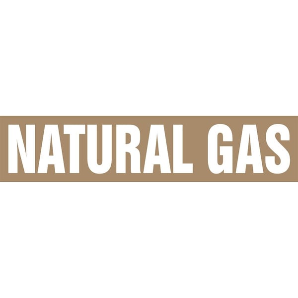 Accuform ASME ANSI PIPE MARKER NATURAL GAS RPK525STB - main