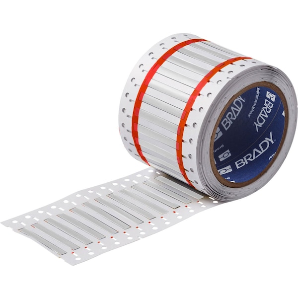 Brady PermaSleeve HX Heat Shrink Double Sided Wire Marking Sleeves, 0.187 in. Dia x 2.3 in. W, White 2HX-187-2.3-WT - main