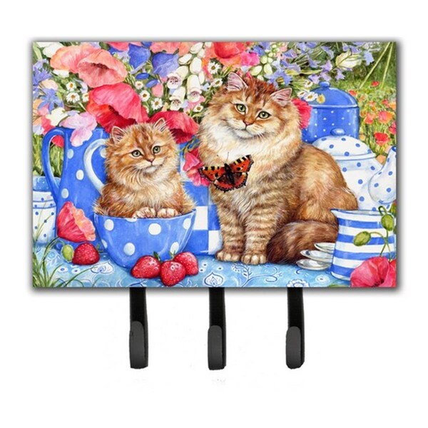 Carolines Treasures Blue Cats Leash or Key Holder CDCO0200TH68 - main