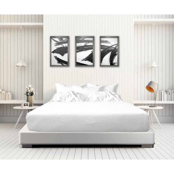 Latestluxury Rifz Jacquard Crinkle Weave 100% Polyester White Queen Top Sheet 2 PK LA3720414 - main