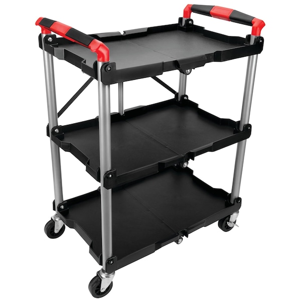 Performance Tool Folding Tool Cart, Rolling, Collapsible, 200 lb Capacity W53990 - main