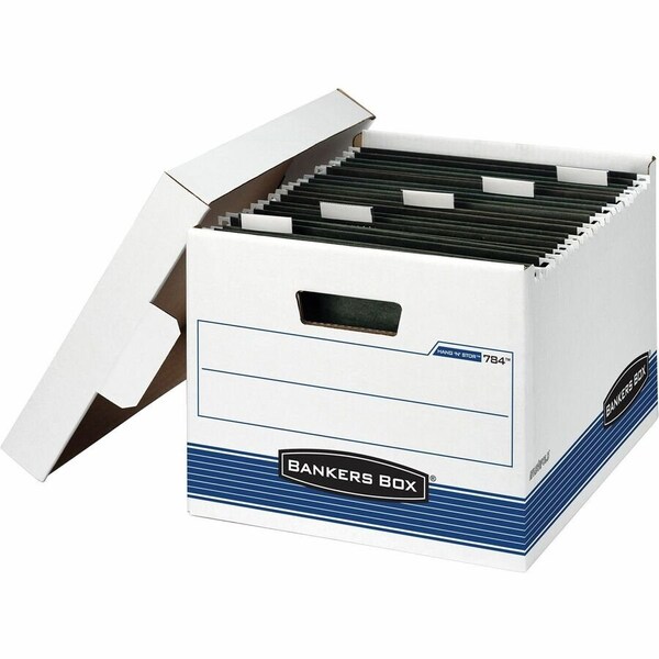 Fellowes Storage Case, 12.6in W, 15.6in D, 10in H, Lift-off Closure, Blue 00784 - main