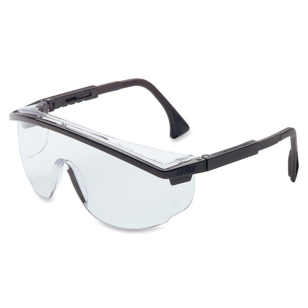Uvex Astrospec w/Duoflex, Safety Glasses, Anti-Scratch, Clear Lens, Black Frame, Full-Frame S1359 - main