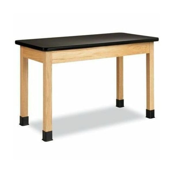Diversified Spaces Science Lab Table, Wood, Wood Frame, Wood Surface, 48" W, Oak P7101K30N - main