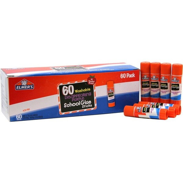 Elmers Products Glue Stick, Purple, 60 PK E503 - main