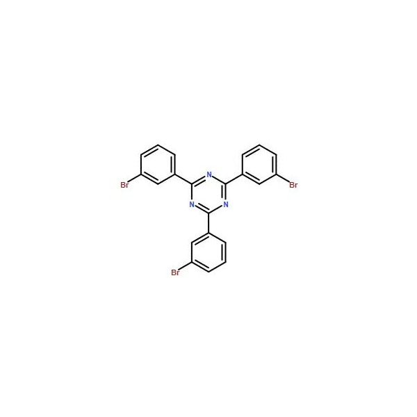 Ak Scientific 2, 4, 6-Tris(3-bromophenyl)-1, 3, 5-triazine (5g), CAS 890148-78-4 5278AL-5g - main