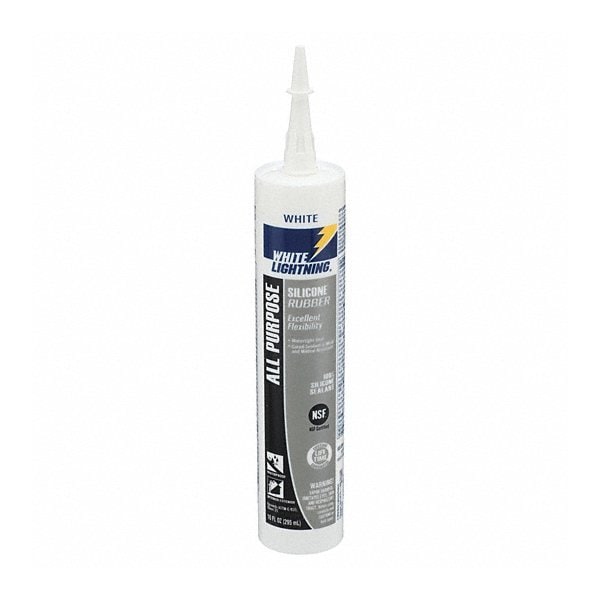 Krylon White Lightning All Purpose Silicone Rubber RTVWhite W11120010 - main
