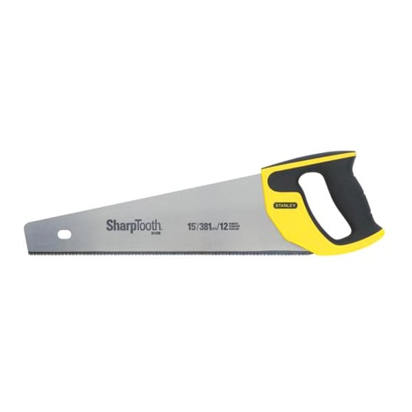 Stanley SharpTooth 15 in. Steel Hand Saw 11 TPI 1 pc 20-526 - main