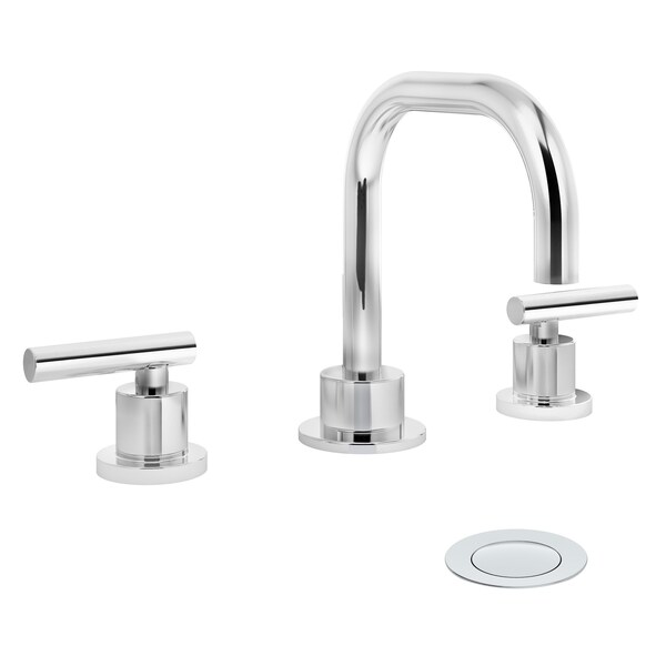Symmons Dia Widespread Two-Handle Bathroom Faucet with Push Pop Drain Assembly (1.0 GPM) SLW3512PP - main