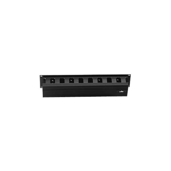 Leviton Cable Management Horizontal, Front Only Slotted Duct, Black 2U 492RU-HFO - main