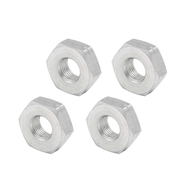Allstar Performance 0.5 in. 20 Left Hand Aluminum Jam Nuts, 4PK ALL18279 - main