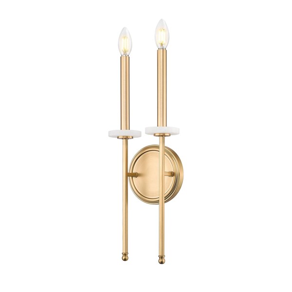 Z-Lite Gaultier Modern Gold 2 Light Wall Sconce 6100-2S-MGLD - main