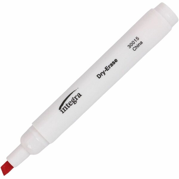 Integra Dry Erase Marker, Capped, Chisel, PK12 ITA30015 - main