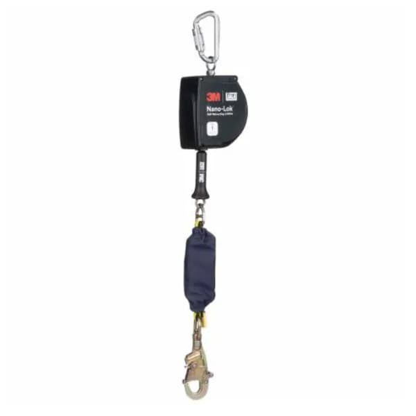 3M Dbi-Sala Nano-Lok Self-Retracting Lifeline, 15 ft. Length, Swivel Snap Hook, 1 Leg(s), 420 lb Weight Capacity 3500090 - main
