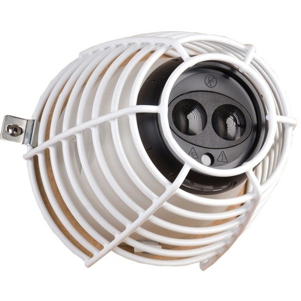 Safety Technology International Fire Alarm Protective Cover, Steel, Surface Mount, 6 5/8 in W x 6 5/8 in H x 5 3/4 in D, White STI-9840 - main