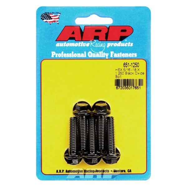 Whole-In-One 651-1250 0.31-18 x 1.25 in. 6 Point Bolt Kit - Set of 5 WH3618267 - main