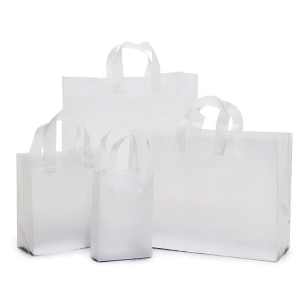 Nashville Wraps Clear Frosted Plastic Gift Bag Assortment, 125PK 12FCA - main