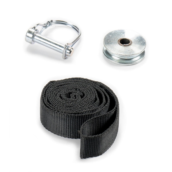 Warn UTV Snow Plow Mount Control Pulley with Lock Pin and Termination Strap 109288 - main