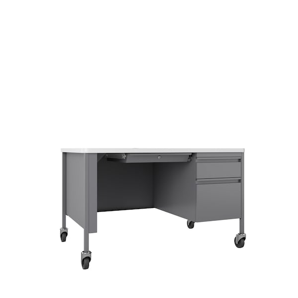 Hirsh Industries Rectangular Office Desk, 30 in D X 29 1/2 in H, 48 in W X 22657 - main