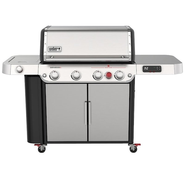 Weber GENESIS SPX435 Series Smart Gas Grill, 48,000 Btu, Liquid Propane, 4Burner, Smoker Included No 36800001 - main
