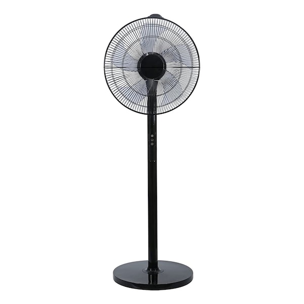 Edendirect 14.5 Inch Adjustable Pedestal Stand Fan with 12 Speed , Remote Control, 90deg Oscillation, Timer IR-STAND1601WRC - main