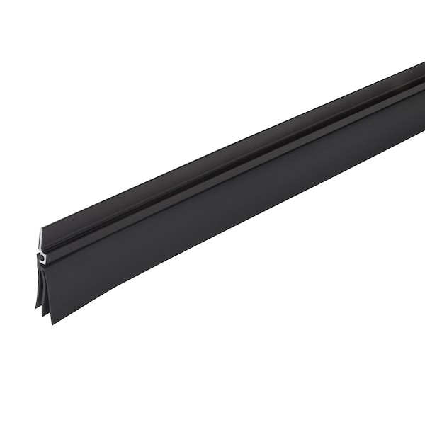 M-D Building Products 36 in. Black Aluminum and Vinyl Cinch Self-adhesive Door Sweep 11831 - main