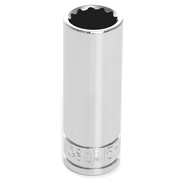 Performance Tool 3/8 In Dr. 12 Pt Deep Socket 15Mm W38715 - main