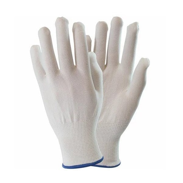 Safety Zone Themal Liner Inspectors Gloves - White/Blue, Lrg - Case of 600 GSPN-A - main