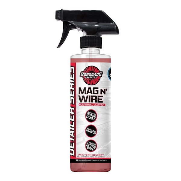 Renegade Products Usa Mag N' Wire Acid Wheel Cleaner & Aluminum Brightener 16 Oz. LFGBS105OZ16 - main
