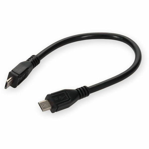 Add-On Addon 5 Pack Of 12.7Cm (5.00In) Micro-Usb Male To Usb 2.0 (A), PK5 USBOTG-5PK - main