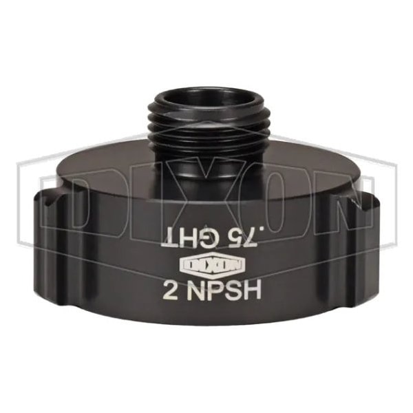 Dixon Style N37 Rocker Lug Hydrant Adapter, 2 x 3/4 in, FNPSH x Male Garden Hose Thread Connection, Alumin N37-20S07G - main