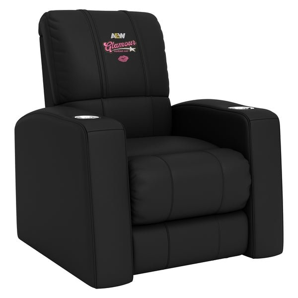 Dreamseat Relax Recliner with AEW Mariah May Glamour Logo Synthetic Leather XZ53900CDHTBK-PSAEW0013 - main