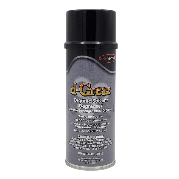 Quest Specialty 5000 Quest d-GREAZ Organic Solvent Degreaser net 12 oz. Can, 2PK 5000-2 - main