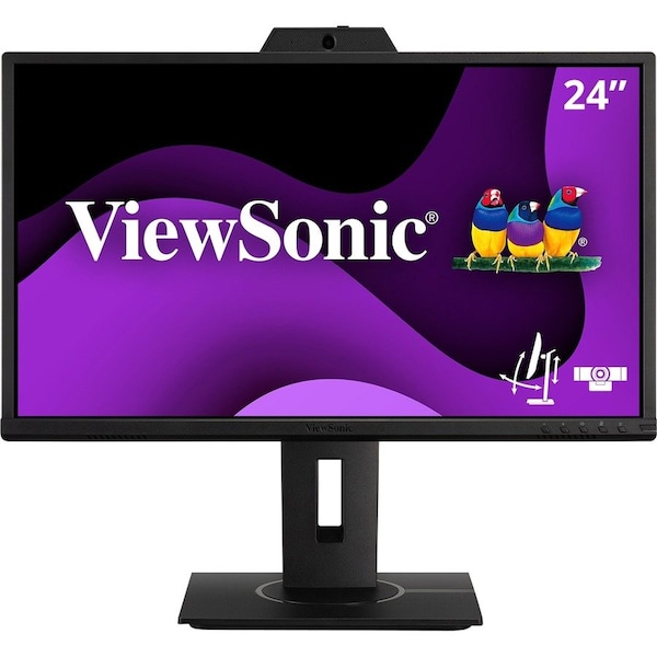 Viewsonic 24" Video Conference Monitor with built-in Webcam, 1920x1080 Resolution. VG2440V - main