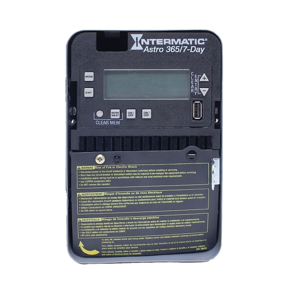 Intermatic Astronomic 7-Day/365 Day 2-Circuit Electronic Control 120-277 VAC 2-SPST/DPST Indoor Metal Enclosure ET2825C - main