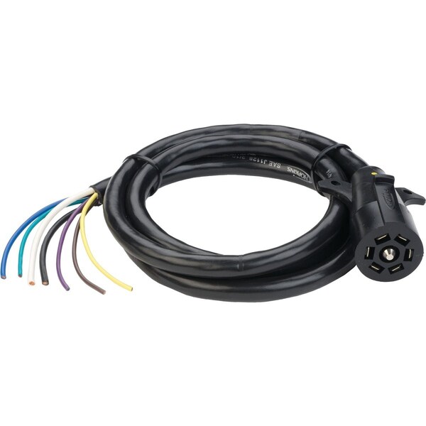 Hopkins Towing Solutions 7-Blade 6 Ft. Molded Connector with Cable 20245 - main