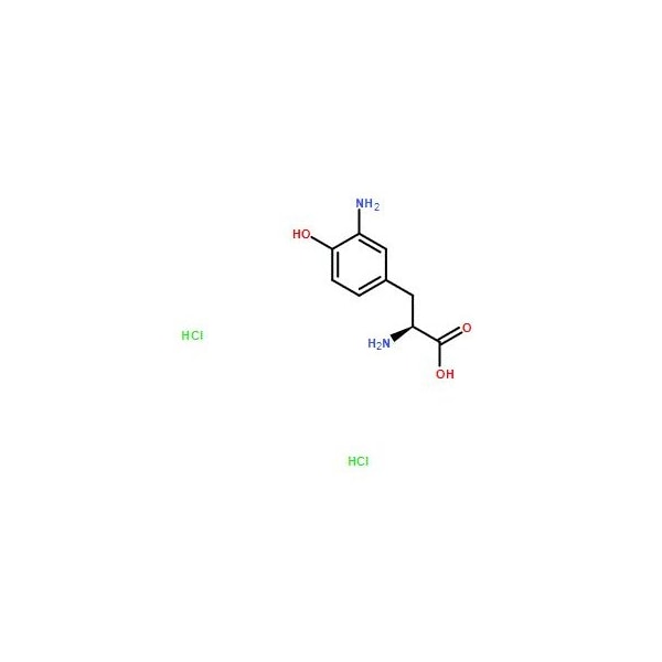 Ak Scientific (S)-2-Amino-3-(3-amino-4-hydroxyphenyl)propanoic acid dihydrochloride (1g), CAS 23279-22-3 1535AB-1g - main