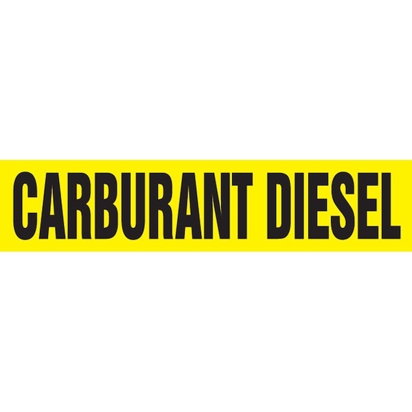Accuform FRENCH PIPE MARKER CARBURANT DIESEL CRPK258STC - main