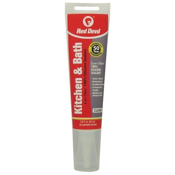 Red Devil Sealant Ktn Bth Sili Clr 2.8Oz 0885 - main