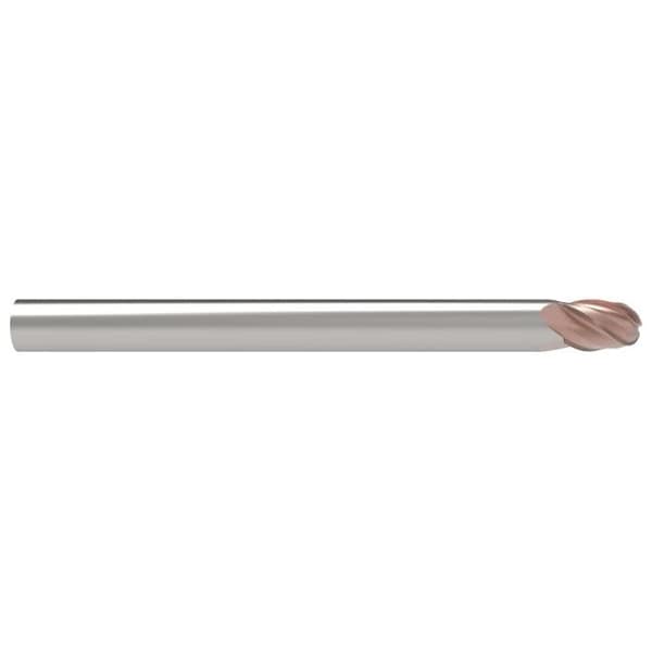Fullerton Tool End Mill, 0.1250 OD x 0.1875 FL x 1.5000 OAL FC20 Ball Series: 3500SM 35794 - main