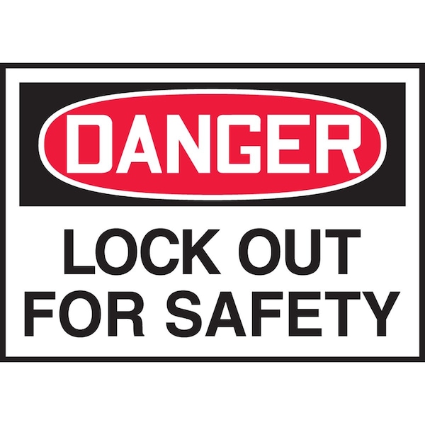 Accuform LockoutTagout Safety Label LLKT286XVE - main